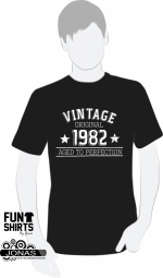 Vintage jaartal shirt
